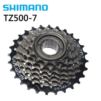 SHIMANO 6/7V speed bicycle freewheel TZ500-7 Flywheel Mountain Bike Cassette Metal Thread Sprocket 14-28/34T same as MF-TZ21