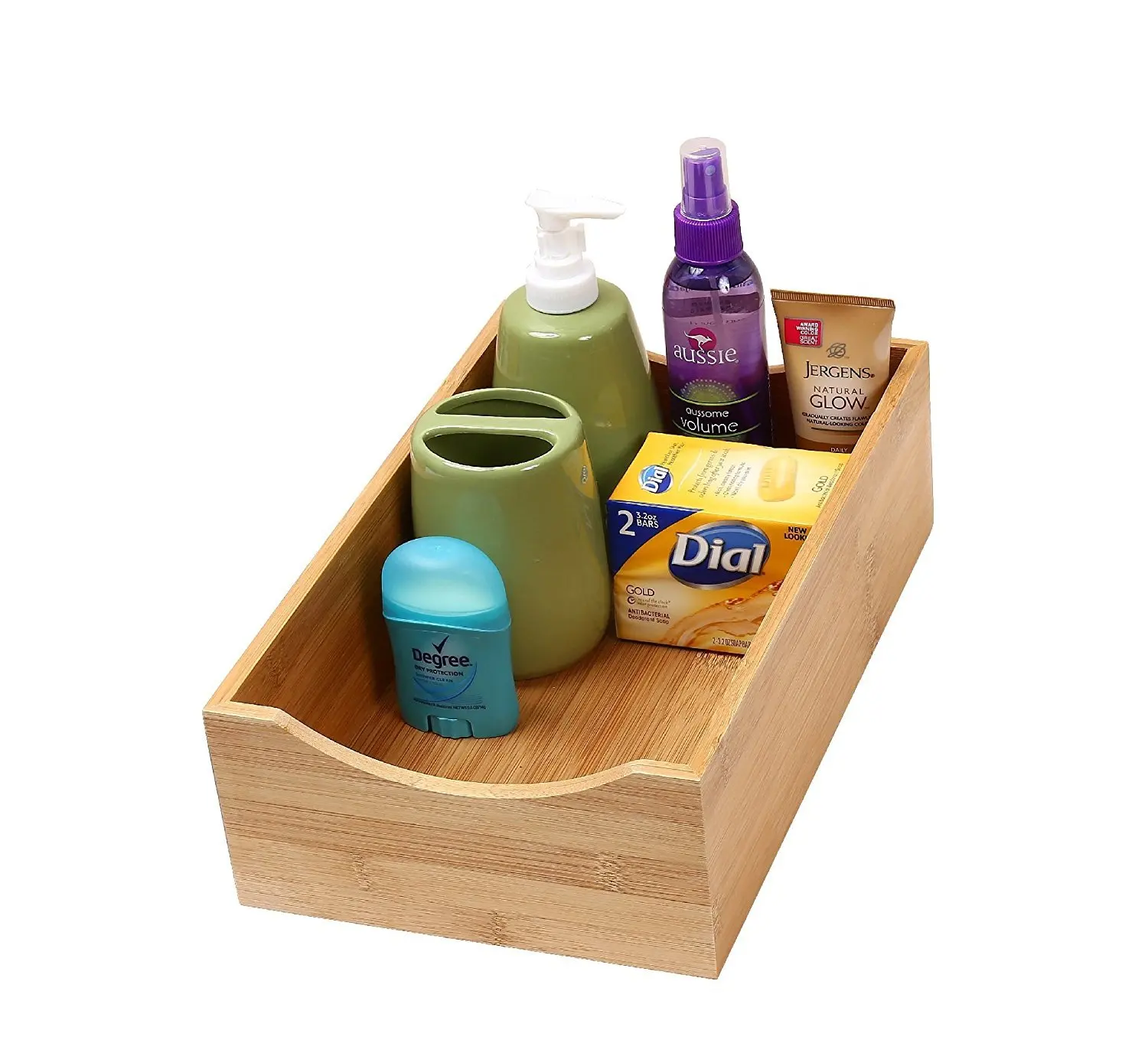 Wholesale Bamboo Food Storage Organizer Bins Cabinet Organization and Storage Box for Packets, Snacks, Pouches, Spice Packets