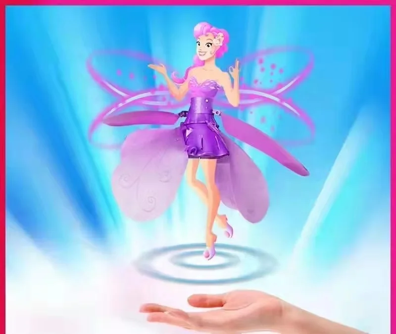 Induction Induction USB Elf Fairy Toy Mini Infrared Induction Flying Toy Infrared Sensor Flying Aircraft for Children