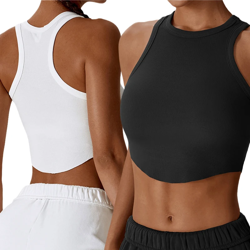 FANCO Wholesale Custom Cotton Jogger Wear Two Piece Outfit Crop Top Crew Neck Sweatshirt and Sweatpants Set Women