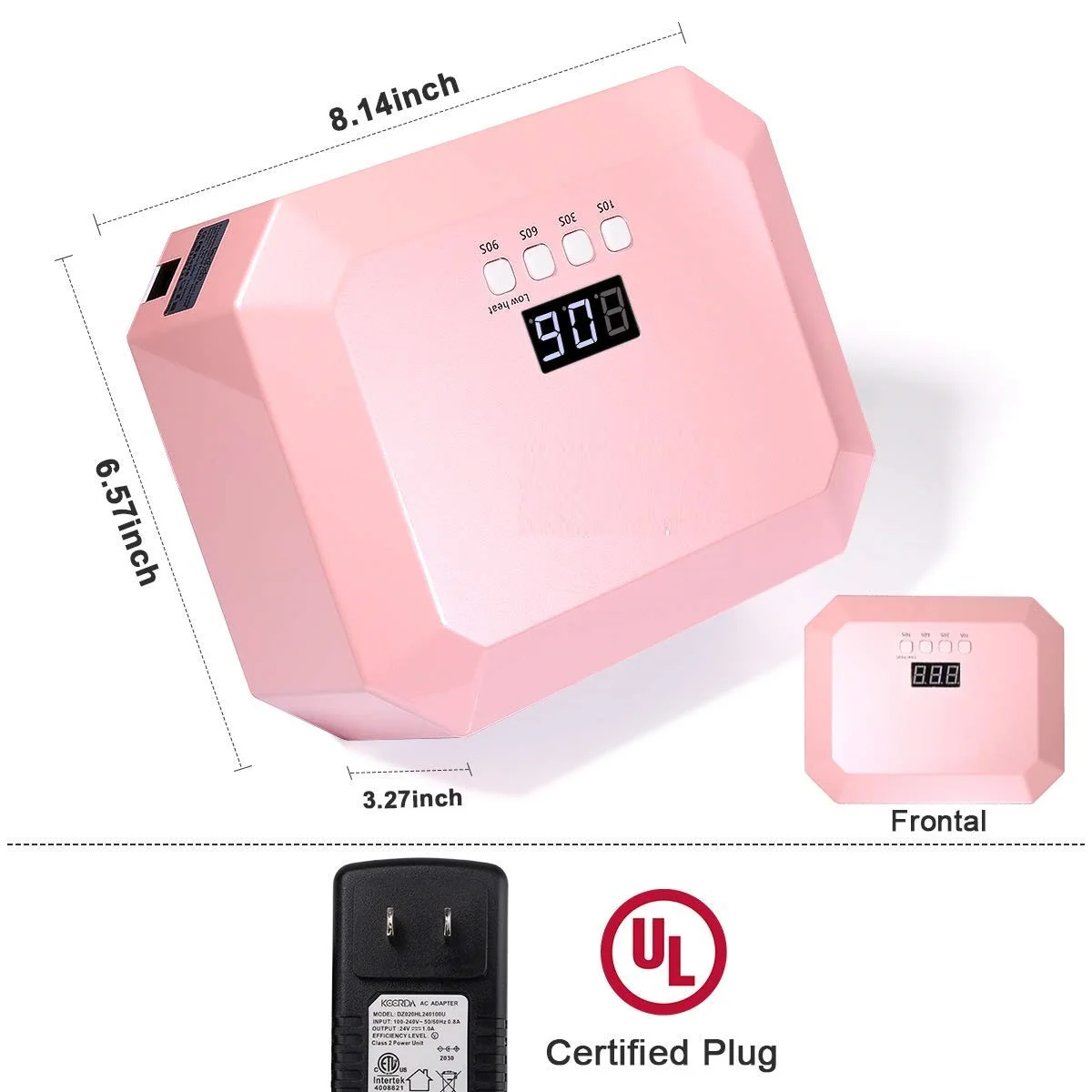 УФ-лампа для сушки гель-лака со встроенным аккумулятором профессиональная Светодиодная лампа маникюра и педикюра 54