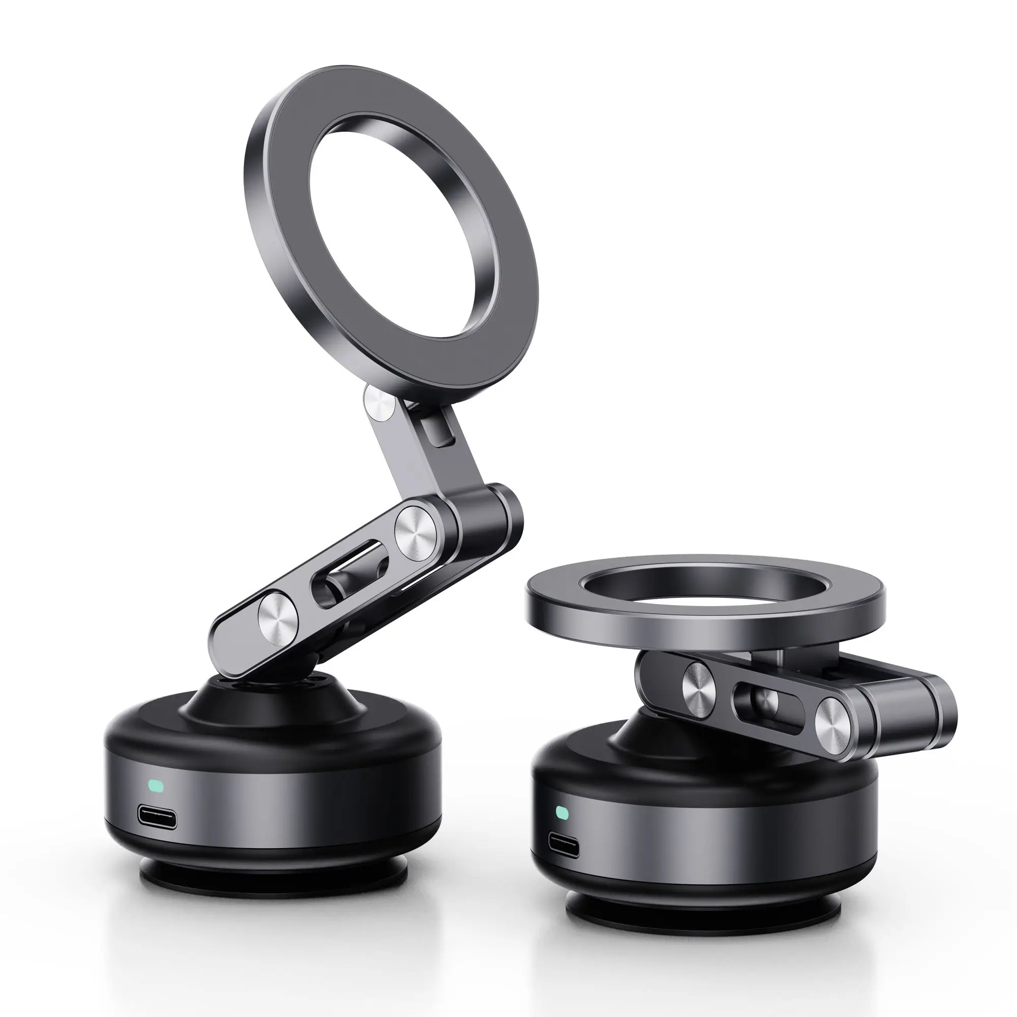REOKILY Upgraded Vacuum Magnetic Car Phone Holder With 96LBS Suction, 360° Rotation For IPhone & Android - View #8