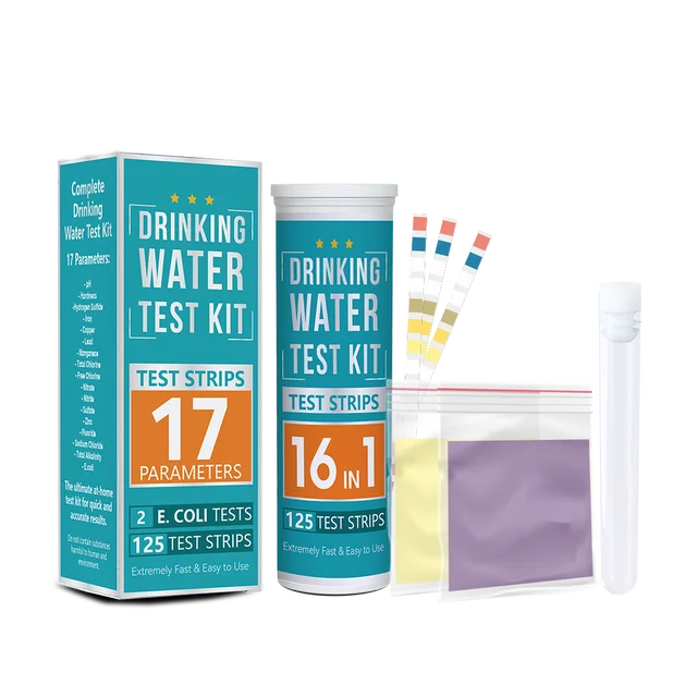 100 PCS and 2 Ecoli Test Paper 17 in 1 Water Testing Kits for Drinking Water