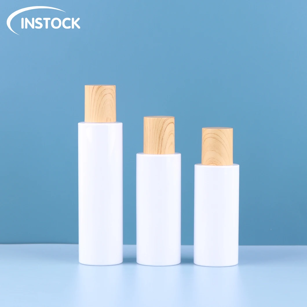 Stock Skincare Serums Lotion Toner Bottle 100/120/150ml PET Cleansing Lotion Essence Bottle