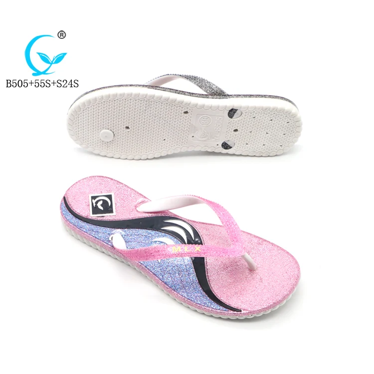 Coolsi Brand Shoes Factory New Cheap Fancy Wifi Printed Women Flip Flop With logo