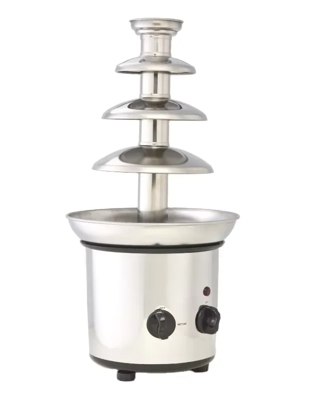 Шоколадный фонтан 3 Круглый Ланч-бокс для коктейлей из нержавеющей стали земельный шнек сверлы-Стиль Электрический 110-220 V 220 1605527 CN;ZHE серебристого