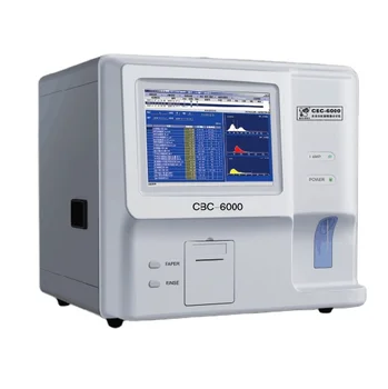 Hematology Analyzer 3 part Hospital Lab Equipment Blood Analyzer CBC-6000 Clinical Analytical Instruments