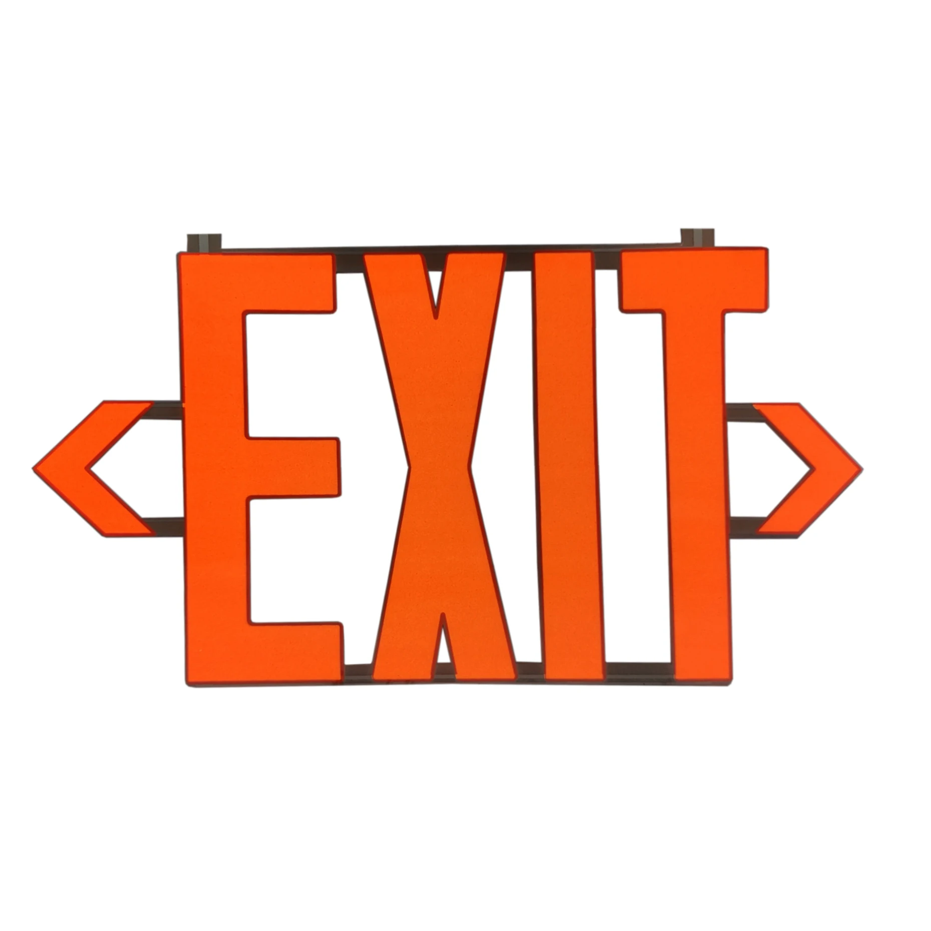 Electroluminescent Exit Sign Flexible Selfadhesive Led Luminous Exit Signs Ultrathin