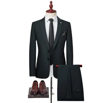 Mens male tuxedo suit double breasted latest design wedding suits for men