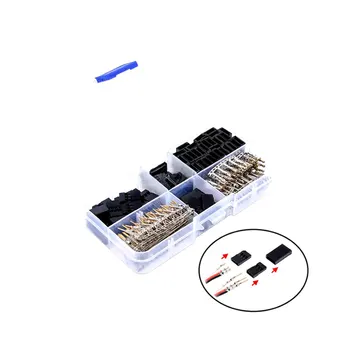 30 Sets Servo Plug Male Female Connector Crimp Pin Kit Compatible for Hitec Spektrum RC Parts