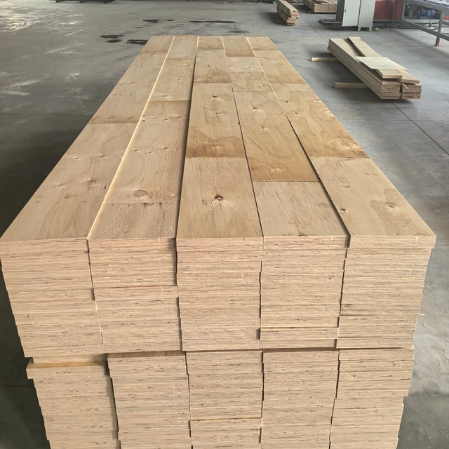 LVL Structural Timber 2x4x8 Construction Pine Wood Lumber Plywood 90x45mm Paulownia Pressure Treated LVL Lumber