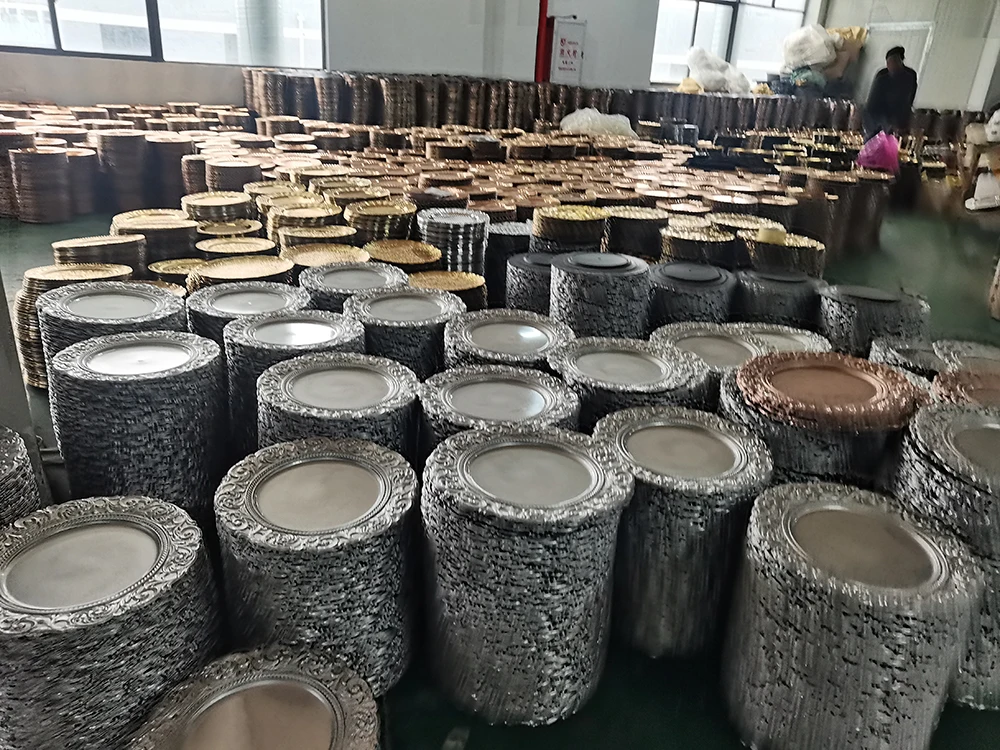 Antique Charger Plates With Gold Rim 13 Inch Dark Green Dinner Plate