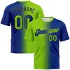 Royal Blue  Neon Green