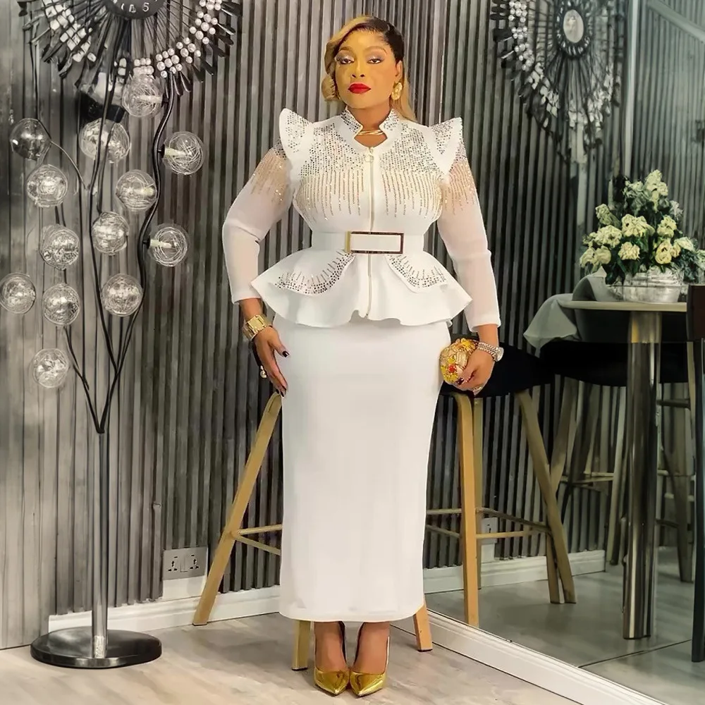 Two Piece Set Plus Size Women's Clothing Sexy High Quality Traditional African Dress Oversize Big Ass in Evening Night Dress Two Piece Set Plus Size Women's Clothing Sexy High Quality Traditional African Dress Oversize Big Ass in Evening Night Dress
