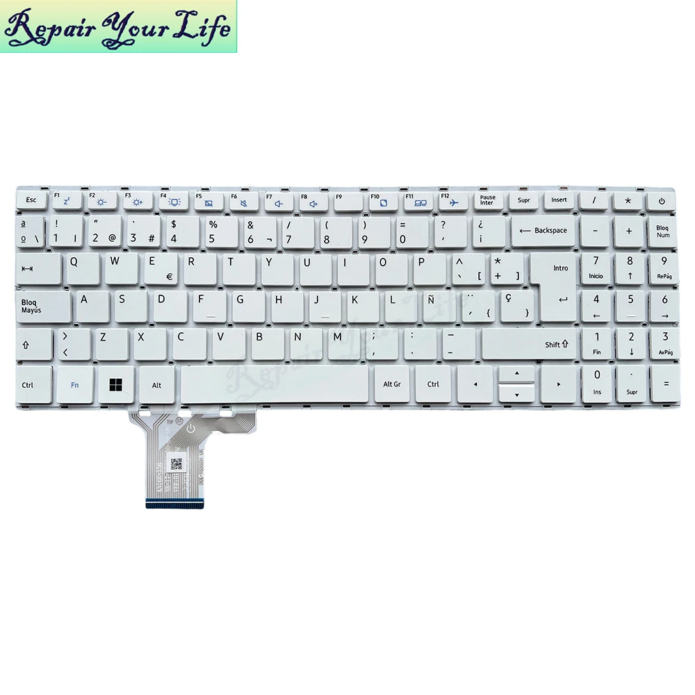 NewNet Keyboards - Tastiera Italiana Compatibile per Notebook Satellite C50-A-02T C50-A-02V C50-A-03D C50-A-03F C50-A055 C50-A057 C50-A073 C50-A074 C50-A075 C50-A076 C50-A089 con Frame