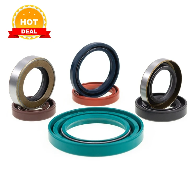 5 Pcs TG4 Fluorine Rubber Skeleton Oil Seal Oil Seal Gasket Lip Brown