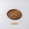 Walnut wood color, round, 20*20*1.5 cm