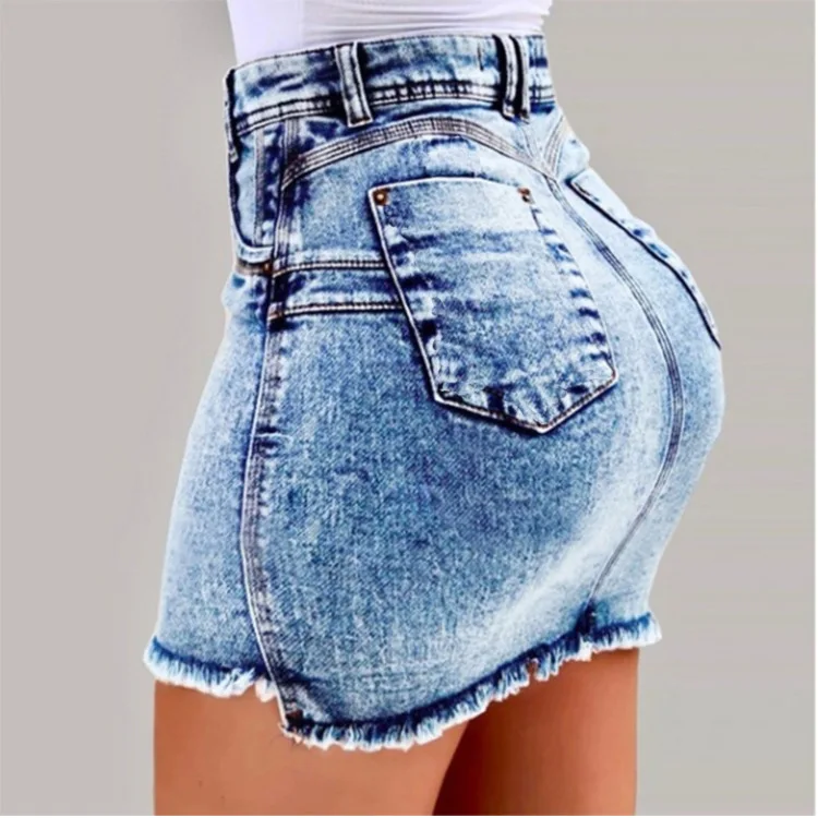 Hot view up jeans mini