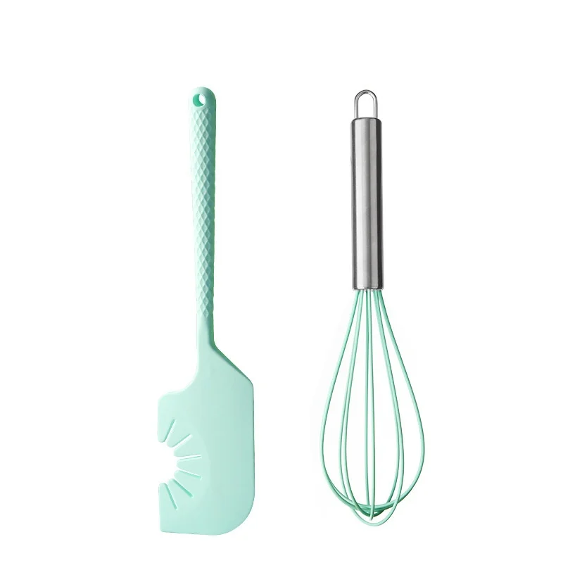 Silikon-Schaber zum Eiermischen, pastenförmiger Schaber, lebensmittelechtes Backutensil, hitzebeständig bei hohen Temperaturen, integriertes Modell