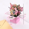 Colorful butterfly-shaped boxes