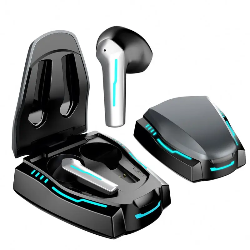 Игровые bluetooth-наушники со светодиодной подсветкой 5 1 настоящие беспроводные игровые TWS-наушники