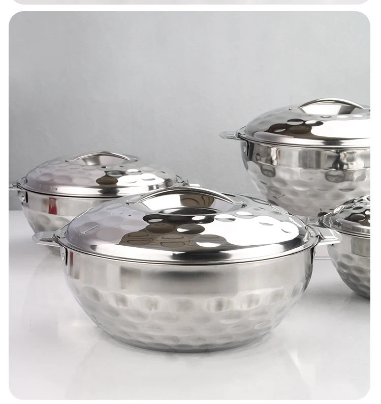 Hongyuan New Stainless Steel Insulated Casseroles Hot Pot Sets 1/2/3/5l