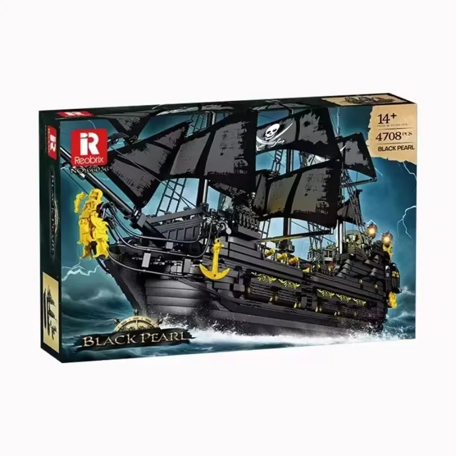 Reobrix 66036 Pirate Ship The Black Pearl 4708pcs Building Block