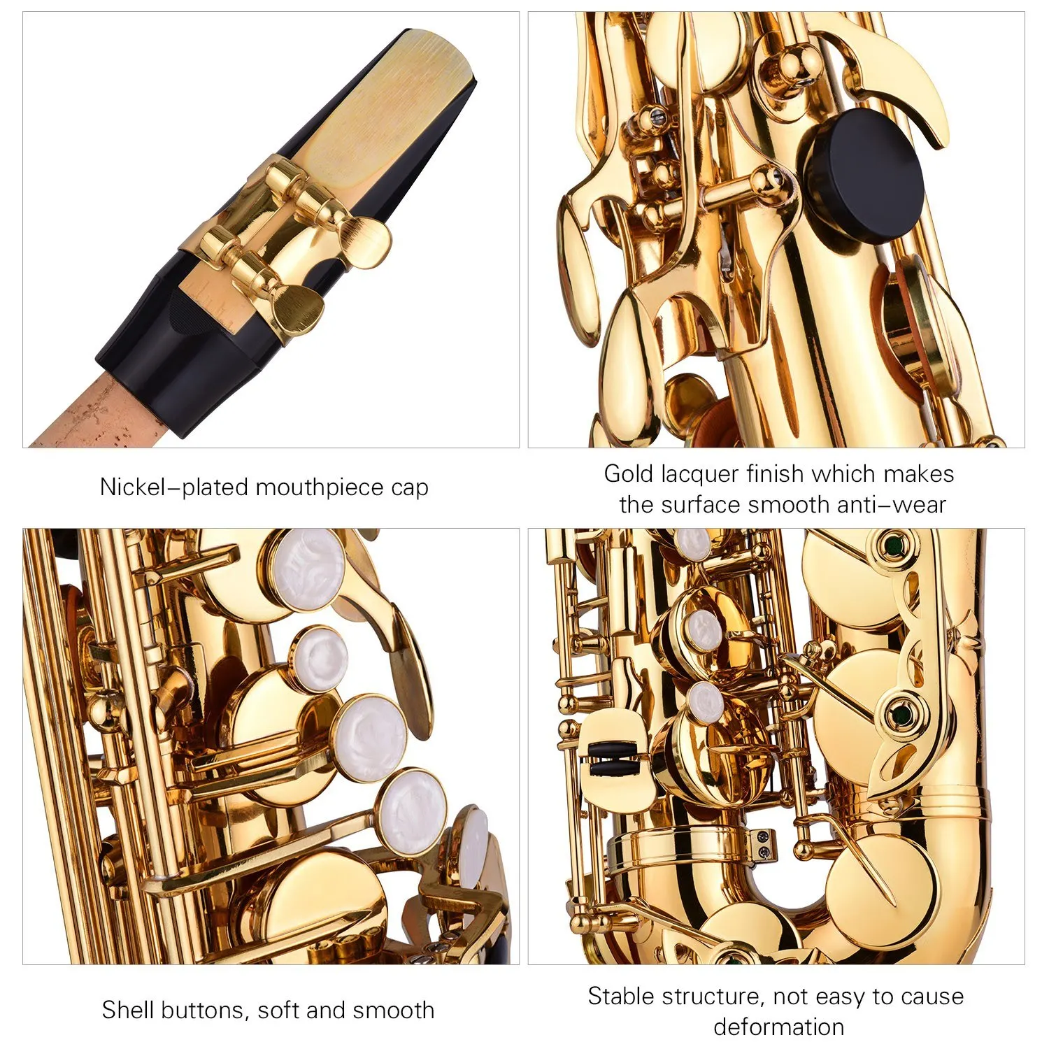Alto E Flat Saxophone Eb Key Beginner Saxophone Buy Alto Saxophone