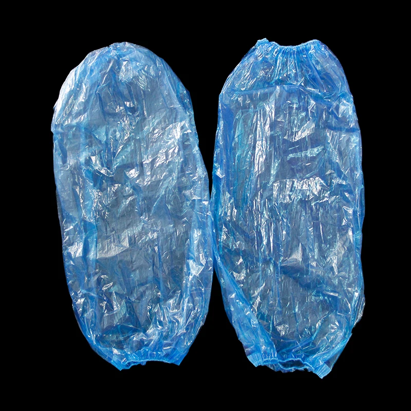 Оптовая продажа одноразовые пластиковые нарукавники ldpe водонепроницаемые пылезащитные