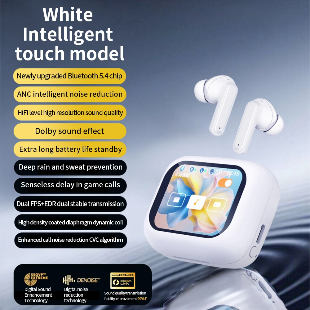 2024 Newly T9 ENC ANC Pro Version Gaming Noise Cancelling Tws Wireless  Earphones