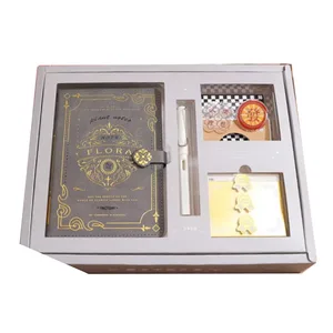 Customizable A5 Hardcover School Notebook Inexpensive Printed  Notebook Journal with Thread Sewing Binding