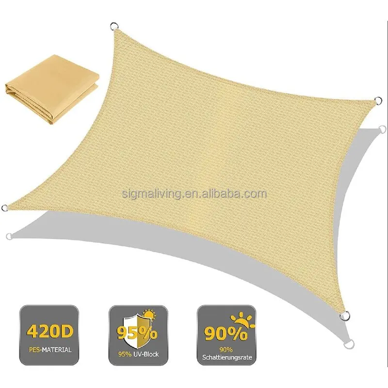 Rectangle 6.5'X 6.5' shade Canopy awning outdoor patio polyester fabric awning