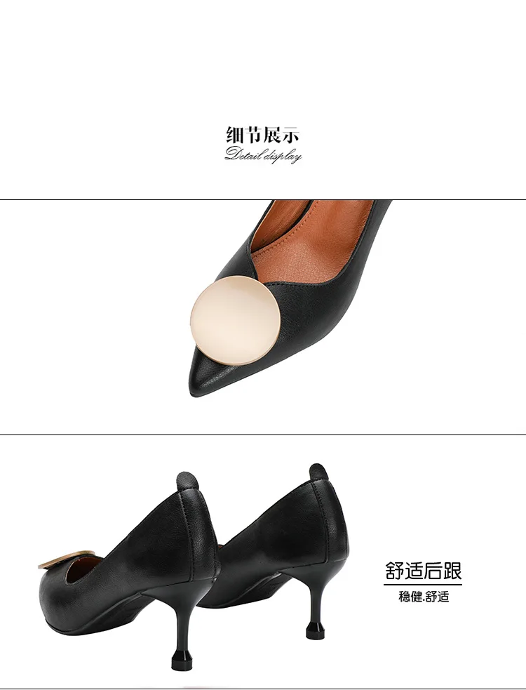 Chaussures Chaussures femme Escarpins talons d’escarpins à orteils pointus pour femmes Bottes en cuir PU souple de haute qualité taille de chaussures de fête pour dames de mode 