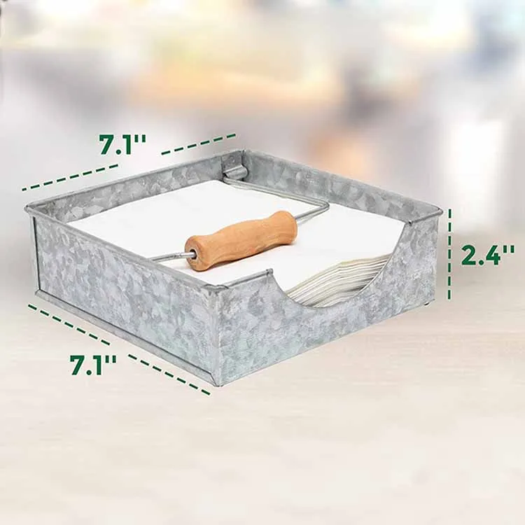 Креативный держатель для салфеток AHOME в фермерском стиле, плотный стальной держатель для салфеток