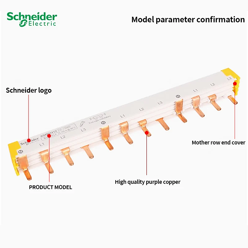 Schneider A9 Industrial Busbar (Models A9HLP112/212/312/324/412/424/A9XPC612/24 M04)