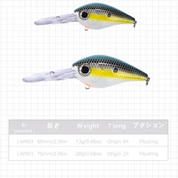 Lure Fat Minnow Floating Twitching Diving Artificial Hard Bait for Freshwater Snakehead Bass Saltwater Sea Bass Without Hooks – Minnow – view 3