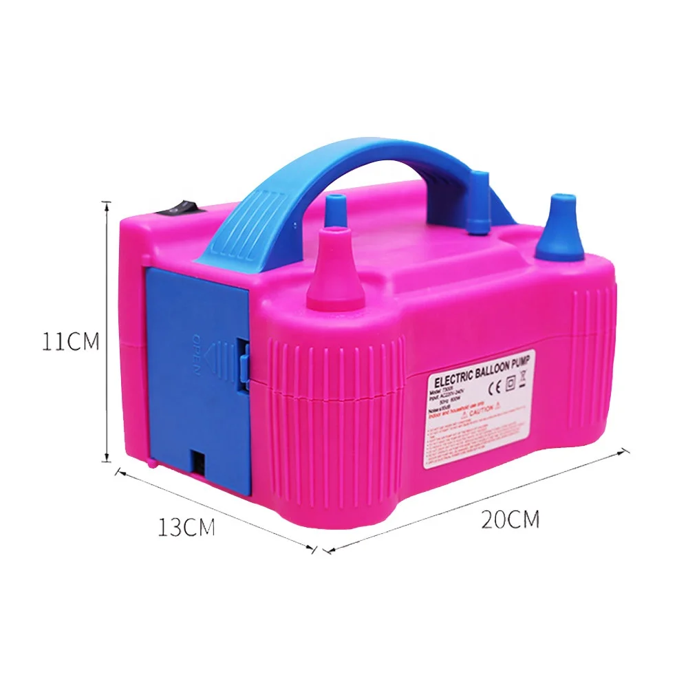 110V 600W Portable Dual Nozzle Rose Red Electric Balloon Inflator for  Decoration Electric Balloon Air Pump - China Balloon Vacuum Pump and  Electric Balloon Air Pump price