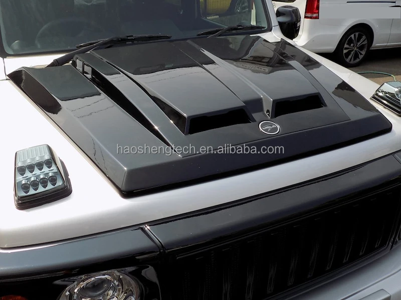 Car Engine Hood Cover Wald Style Offroad Exterior Parts Body Kits For
