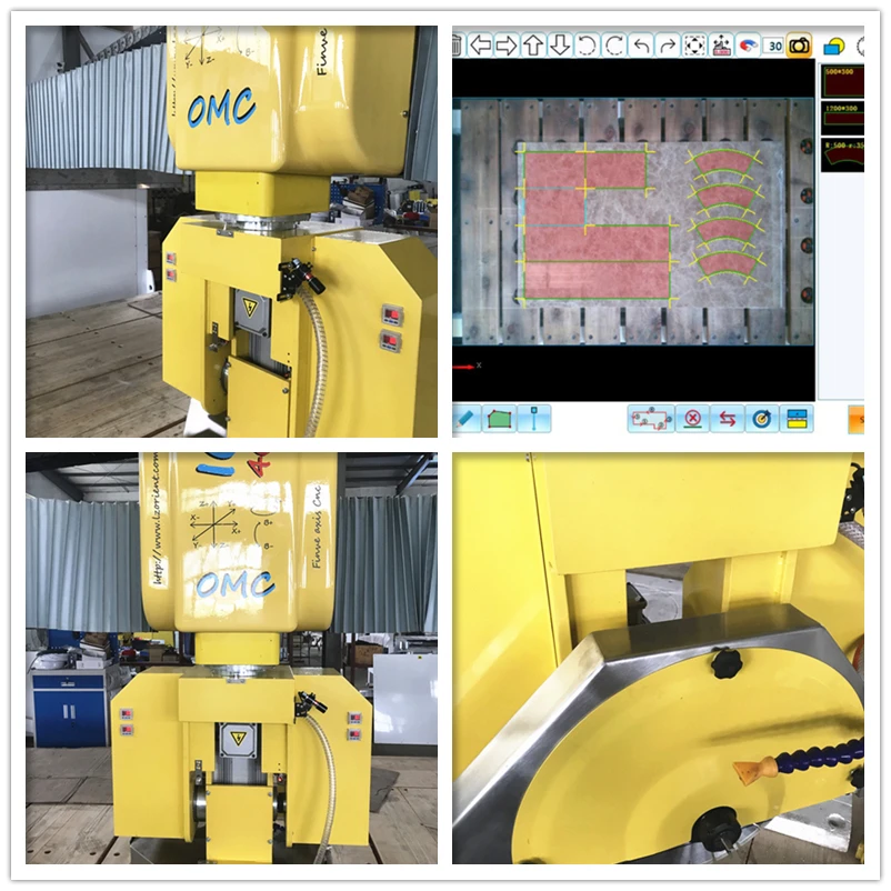 Quartz Marble Countertop Cutting Bridge Saw Machine CNC 5 Axis Granite Spare Parts Provided Online Support Engine MOTOR Farms