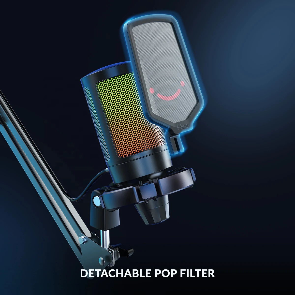 Fifine A6T Podcast Microphone - Professional Gaming Mic