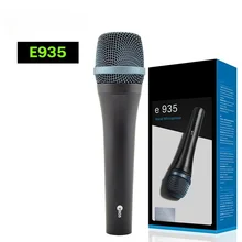 Professional E935 Vocal Dynamic Cardioid Wired Microphone Handheld Mic E935 for Karaoke Studio Recording