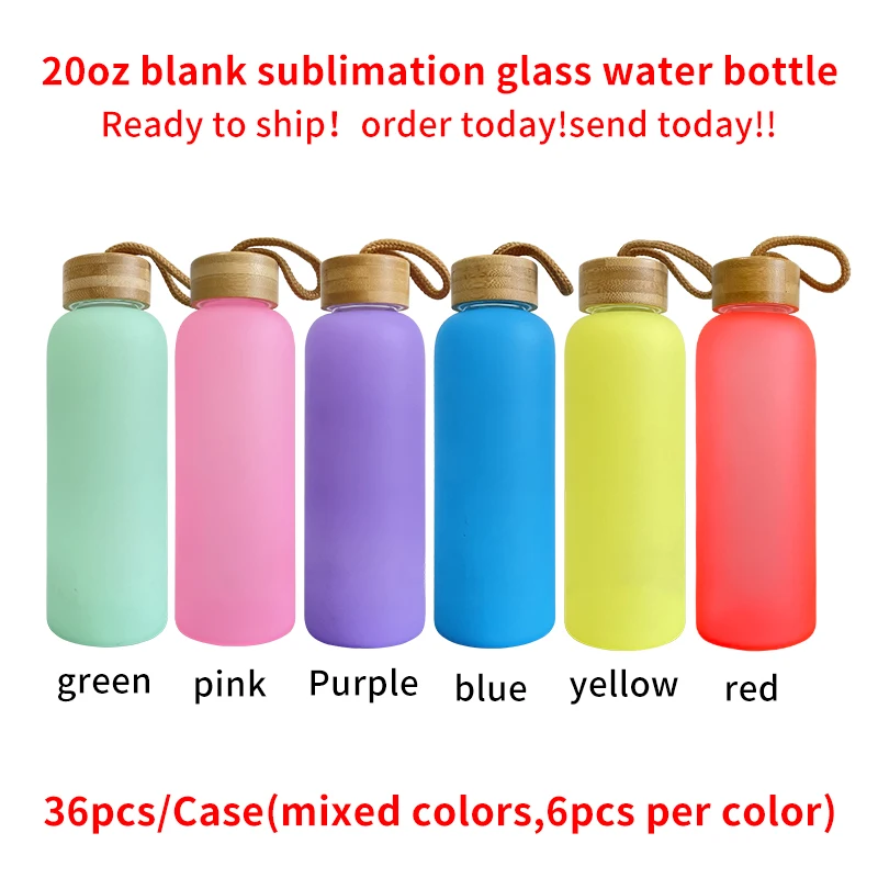 Sublimation Blank 20 oz. Water Bottle - 15 Pack – Kai Creation Studio