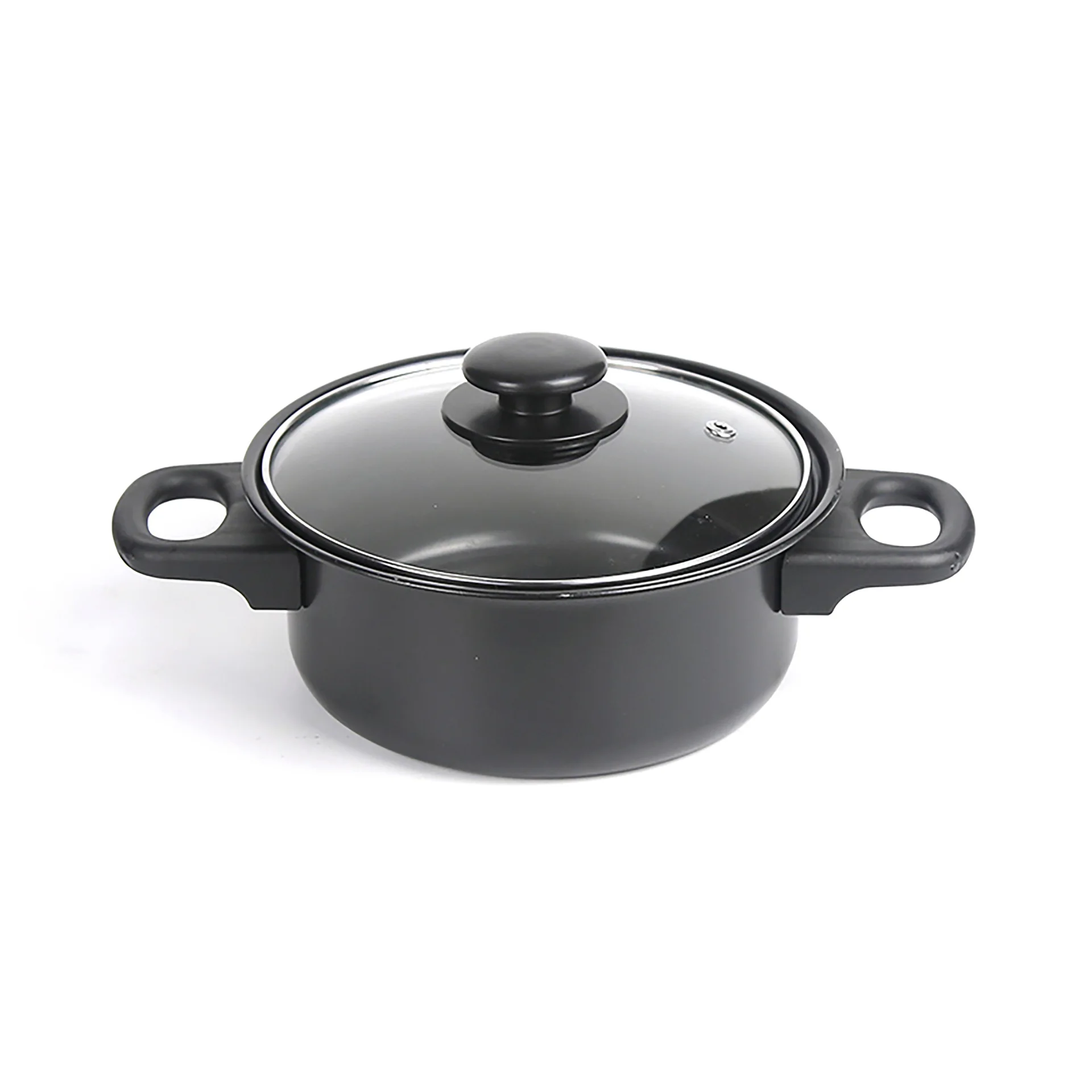 Foreign Trade Multi-piece Kitchen Cookware Set 7 Pieces Including Non-Stick Soup Stew Frying Pans Metal English Neutral Color