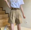 with belt khaki