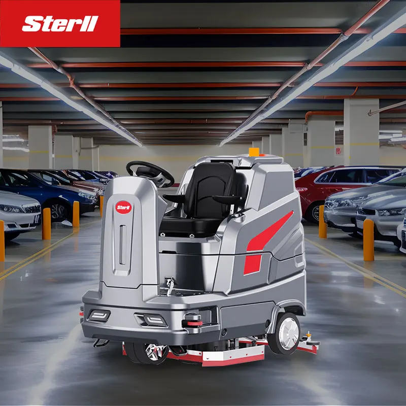 Sterll SX1100 Intelligent floor scrubber Malaking double brush floor scrubber malaking tangke ng tubig