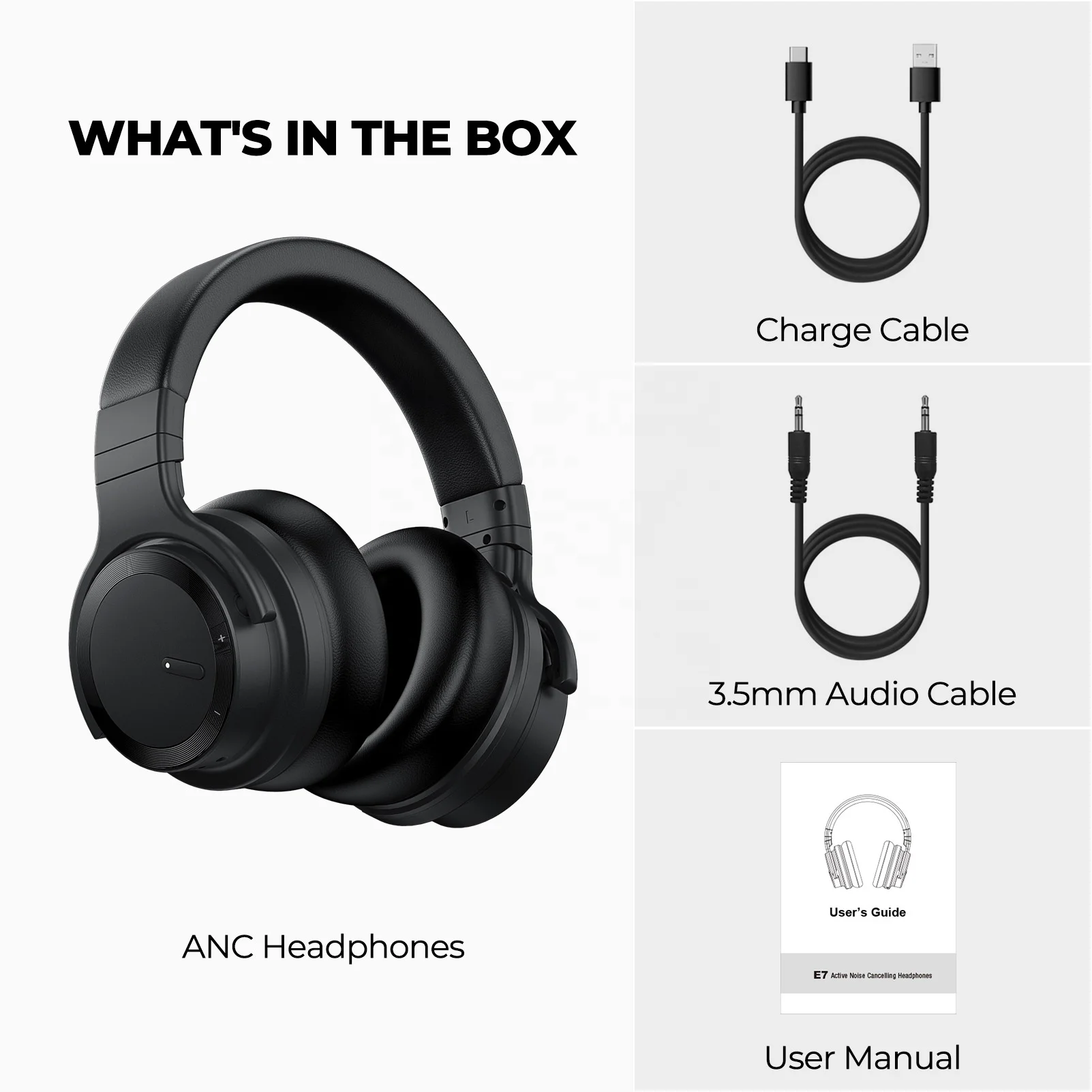 Ear Headphones Cowin E7 Pro User Manual COWIN E7 Pro Review ANC Hi