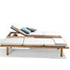 Teak Chaise Lounge Model O