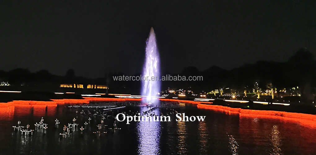 Outdoor 60m Lights Dancing Musical Water Pond Fountain Pool Water Show 