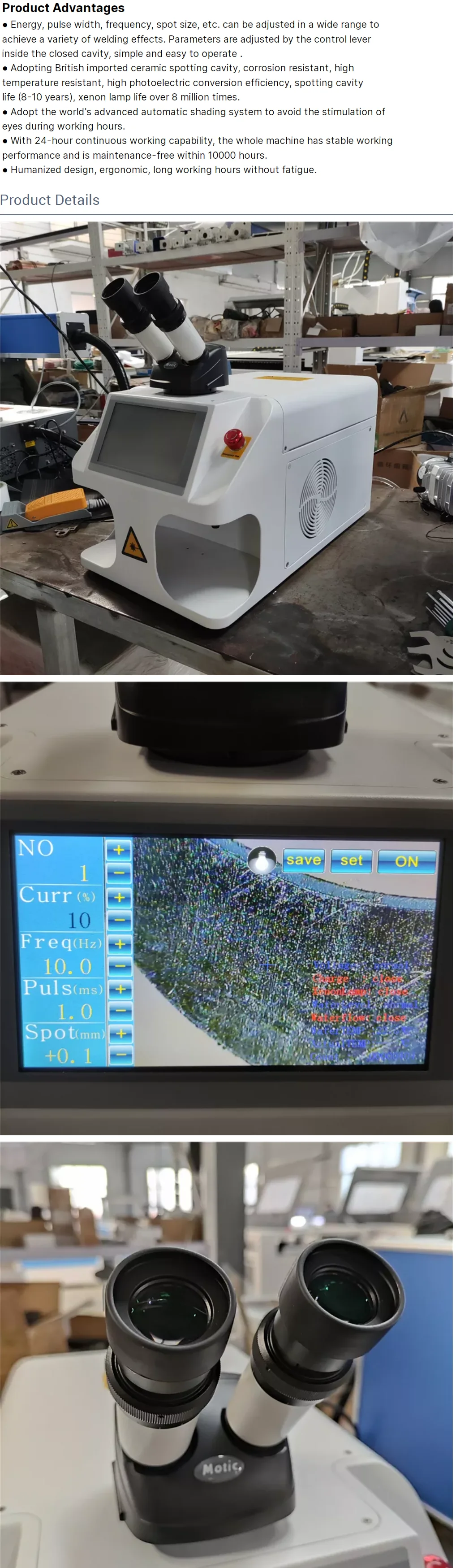 Portable 100w Laser Welding Machine for Jewelry Repair Laser Welder Gold Silver Laser Soldering Machine