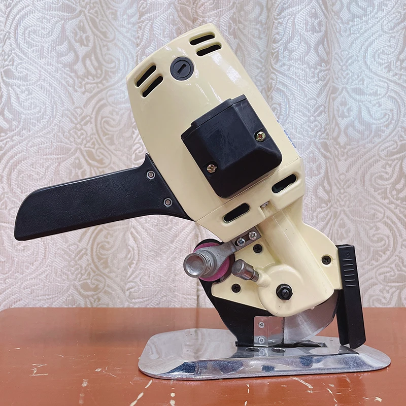 Mini  Fast Speed Round Knife Cutting Machine for Fabric Cutting Machine Garment Cloth Textile